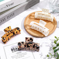 4-piece tortoise hair claw clips
