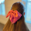 Under the bun satin hair claw