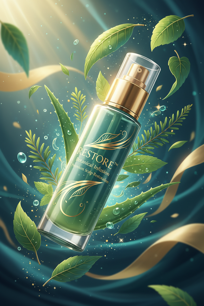 Angled with botanicals
