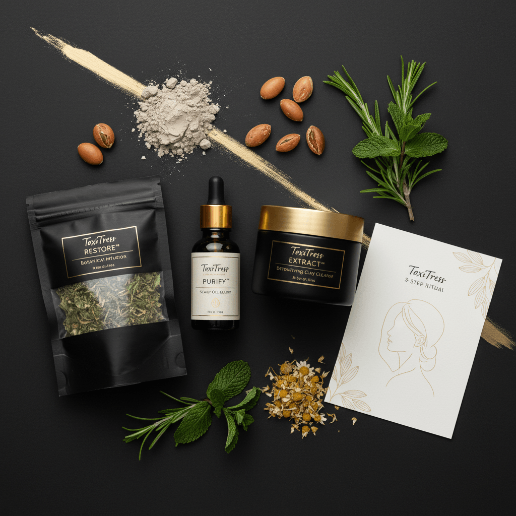 ToxiTress Starter Kit (2-Use) – 3-Step Scalp Reset