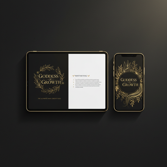 Goddess of Growth digital guide displayed on tablet and smartphone